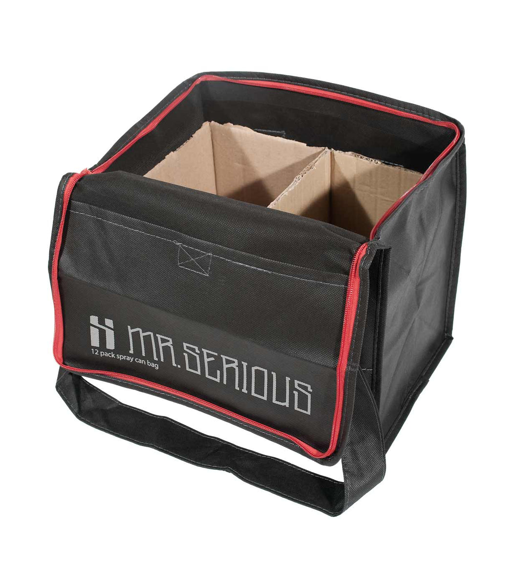 Mr. Serious - 12 Pack Spray Can Bag