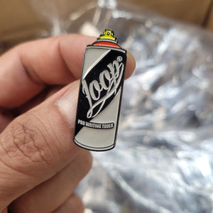 Loop Spray Can Enamel Pin
