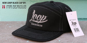 Loop Colors x Mr. Serious 5 Panel Hat Black